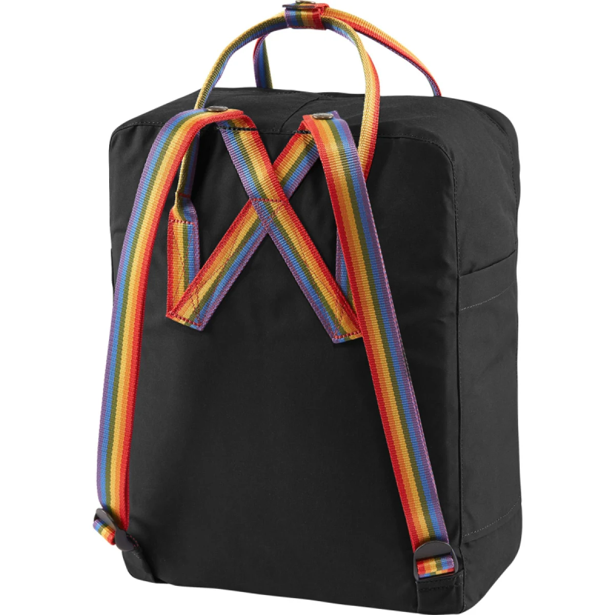 Batoh FJALLRAVEN Kanken - rainbow black rainbow pattern · záber 3