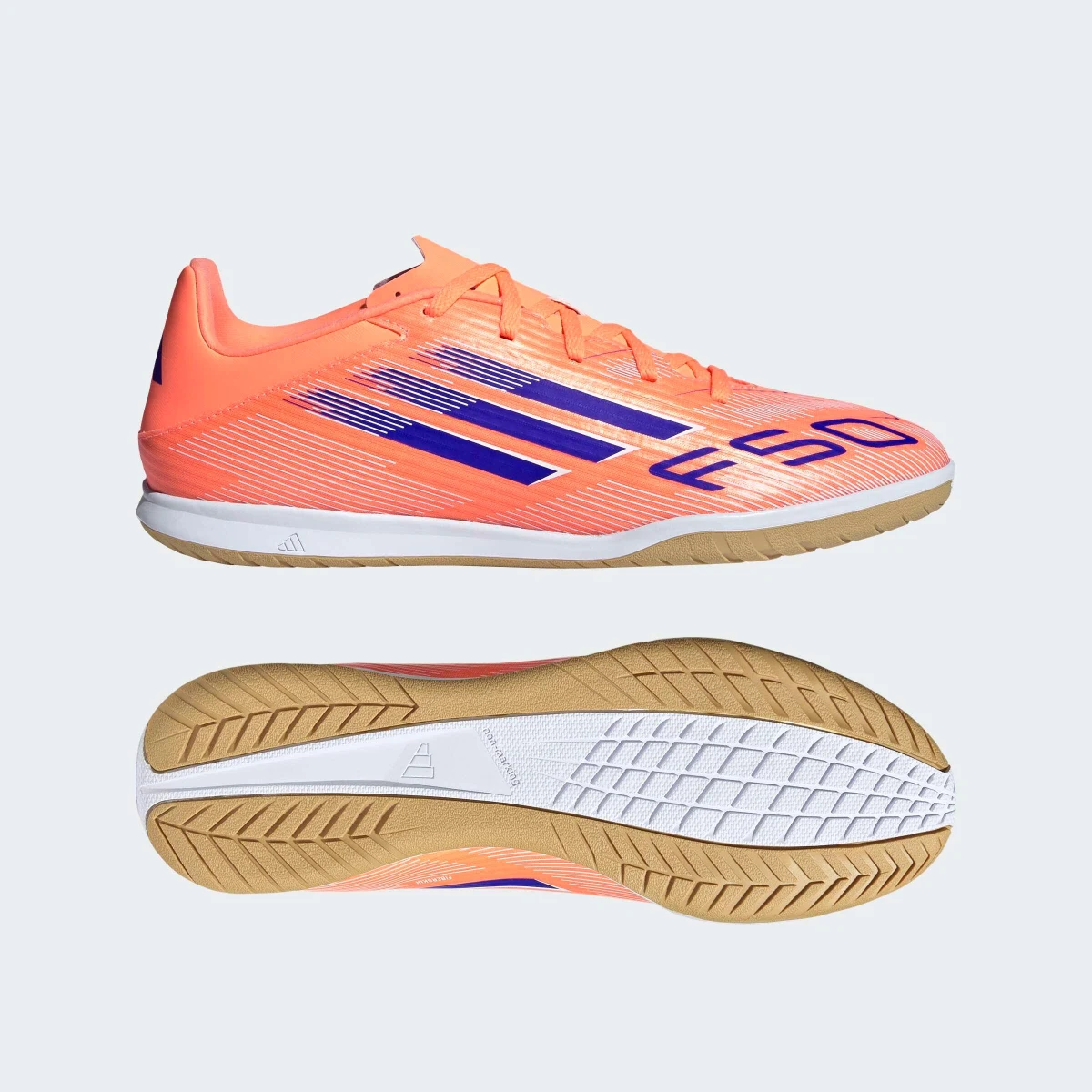 ADIDAS ADIDAS F50 Club futsalové halovky oranžové 39 1/3 · záber 2
