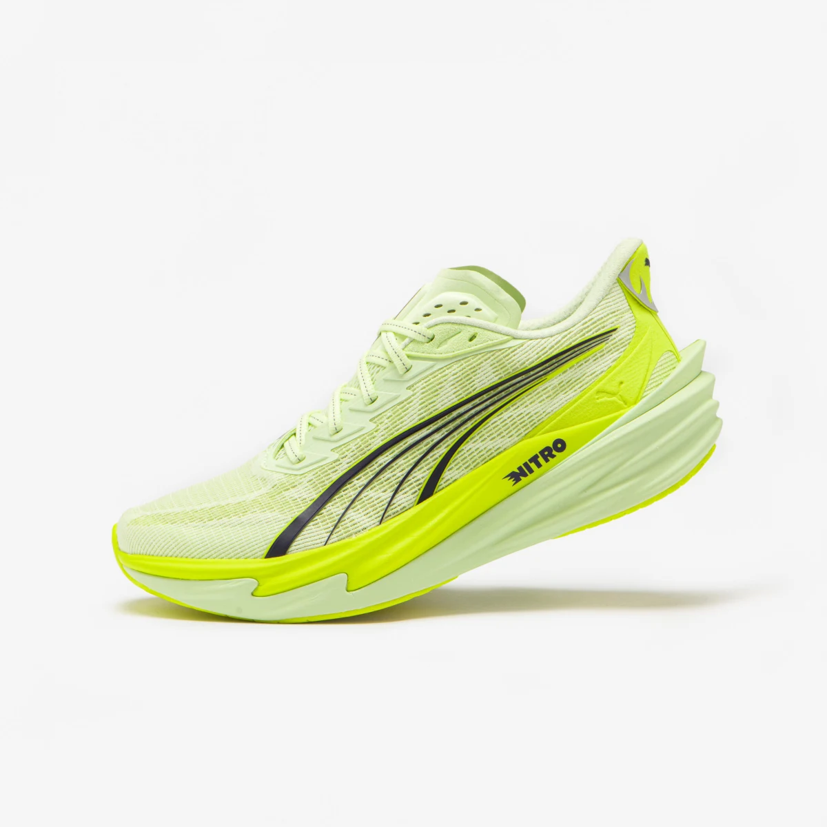 PUMA PUMA Deviate Nitro 4 pánska bežecká obuv zeleno-modrá 40 · záber 1