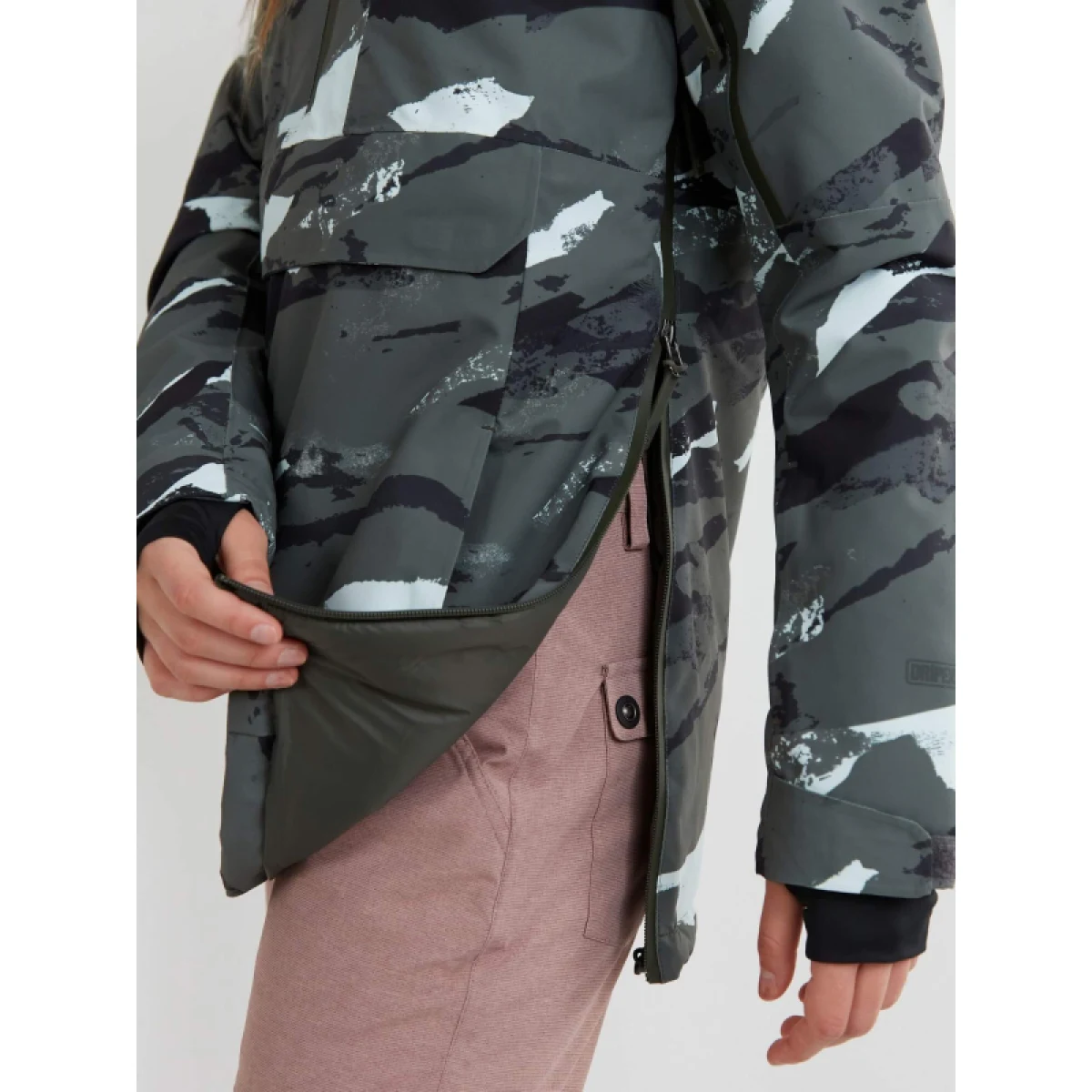 Dámska lyžiarska bunda FUNDANGO Birch Anorak-565-moss · záber 5