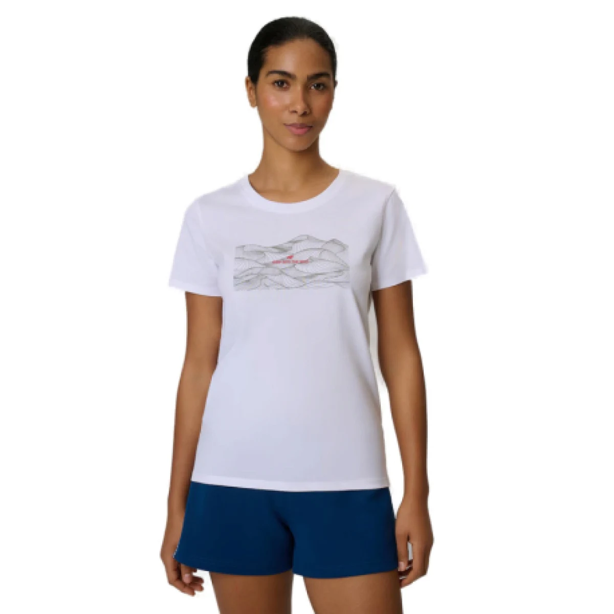 Dámské turistické tričko s krátkým rukávem 4F TSHIRT F2785-10S-WHITE · záber 1
