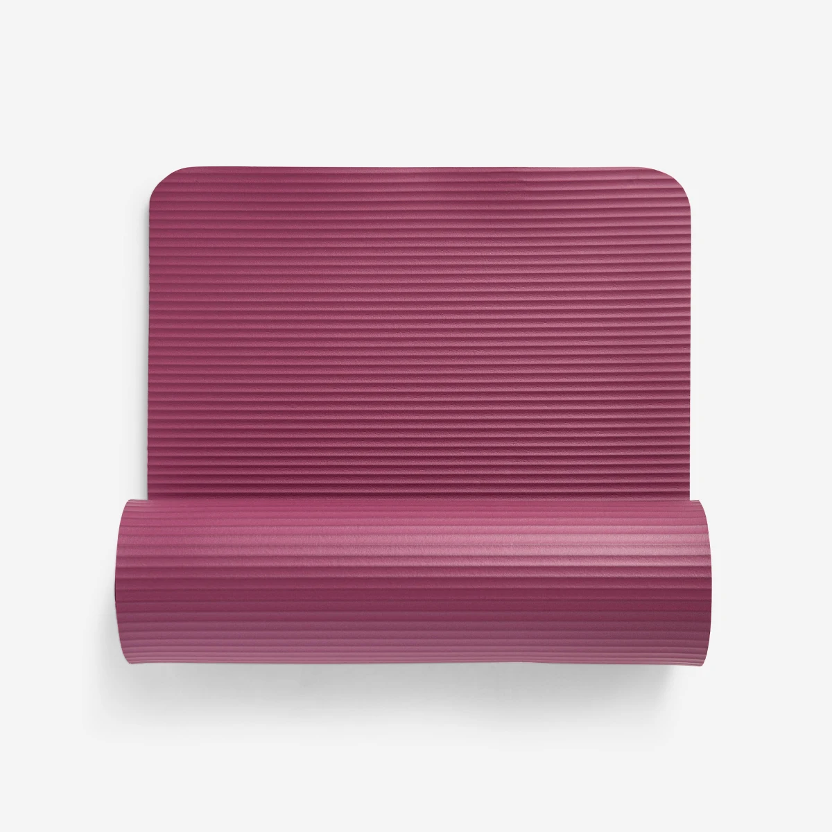 DOMYOS Podložka na pilates 500 bordová 170 cm × 58 cm × 15 mm bez · záber 1