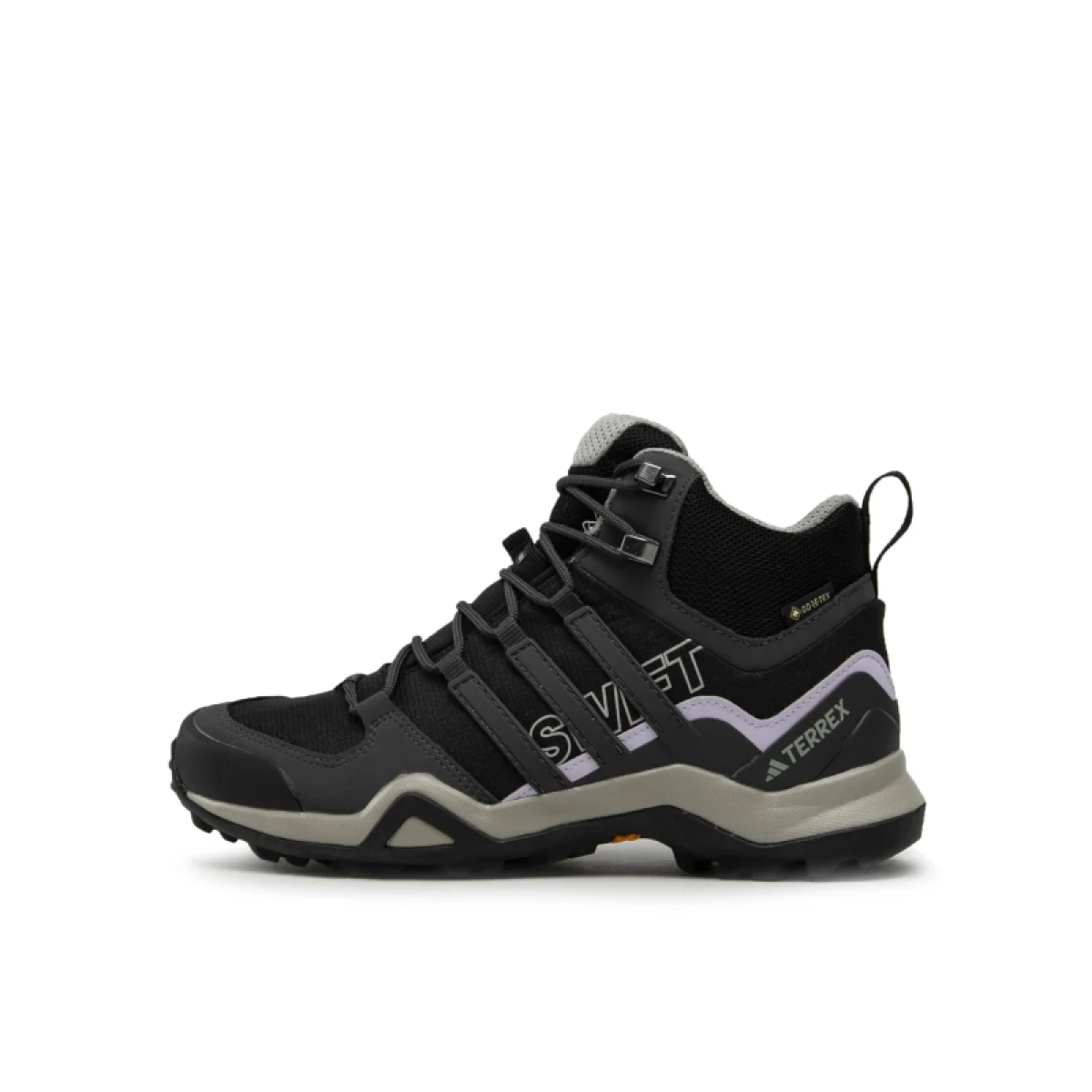 Dámská kotníková turistická obuv ADIDAS Terrex Swift R2 Mid GTX Ws core black solid grey purple tint · záber 3