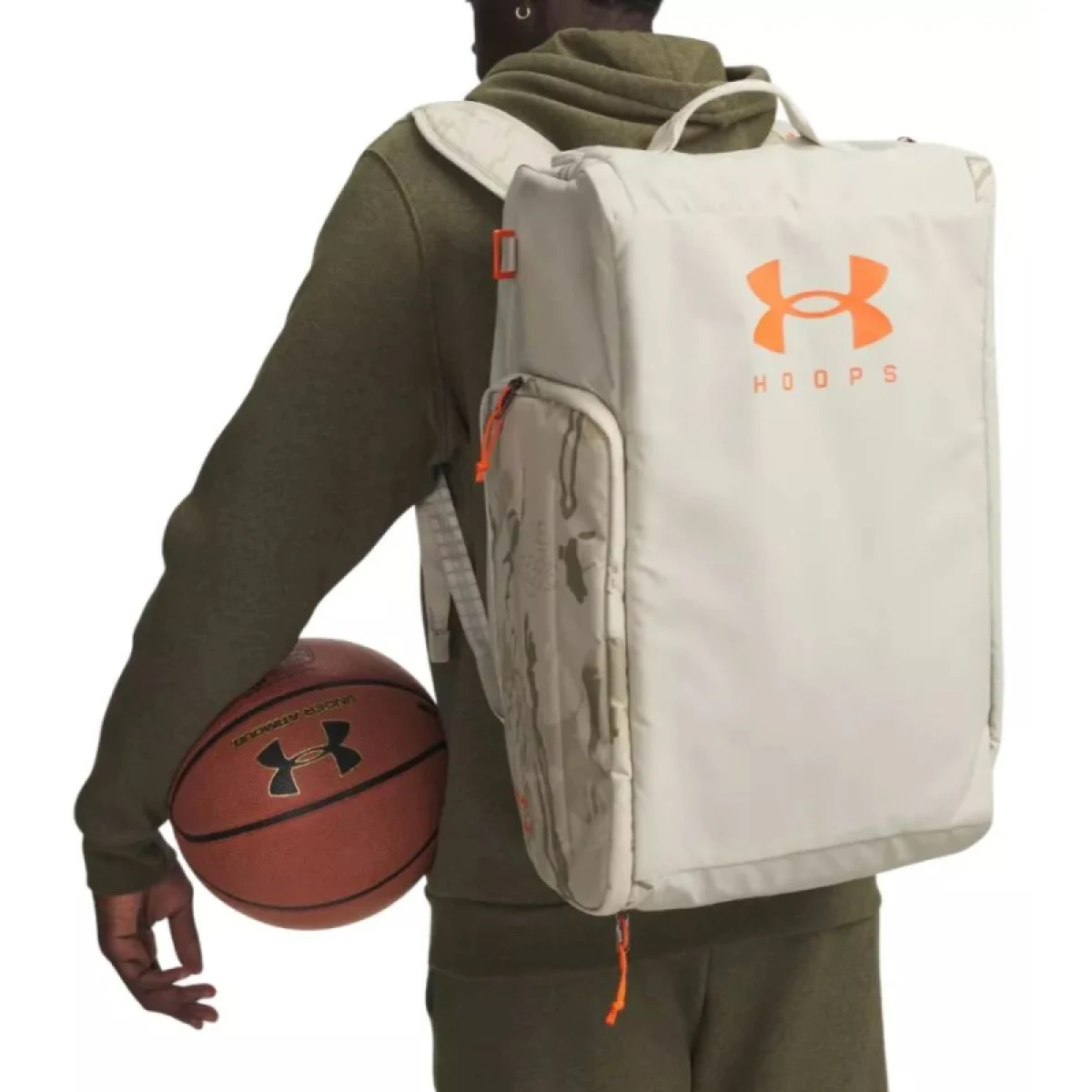 Cestovná taška UNDER ARMOUR UA Contain Duo MD BP Duffle-GRN · záber 4