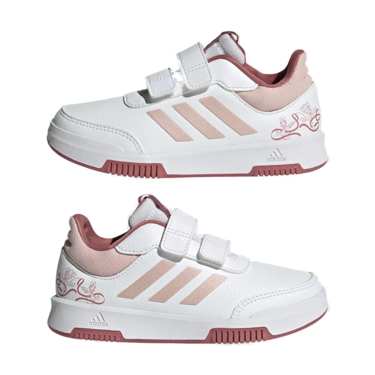 Dívčí rekreační obuv ADIDAS Tensaur Sport 2.0 Minnie white sandy pink preloved crimson · záber 3