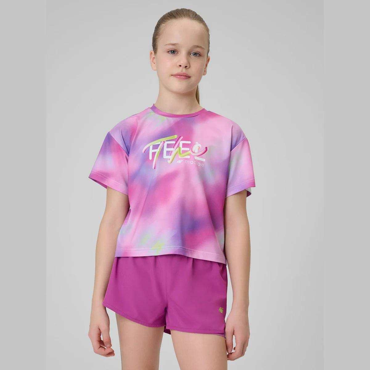 Rychleschnoucí sportovní tričko dívčí - multicolor · záber 1
