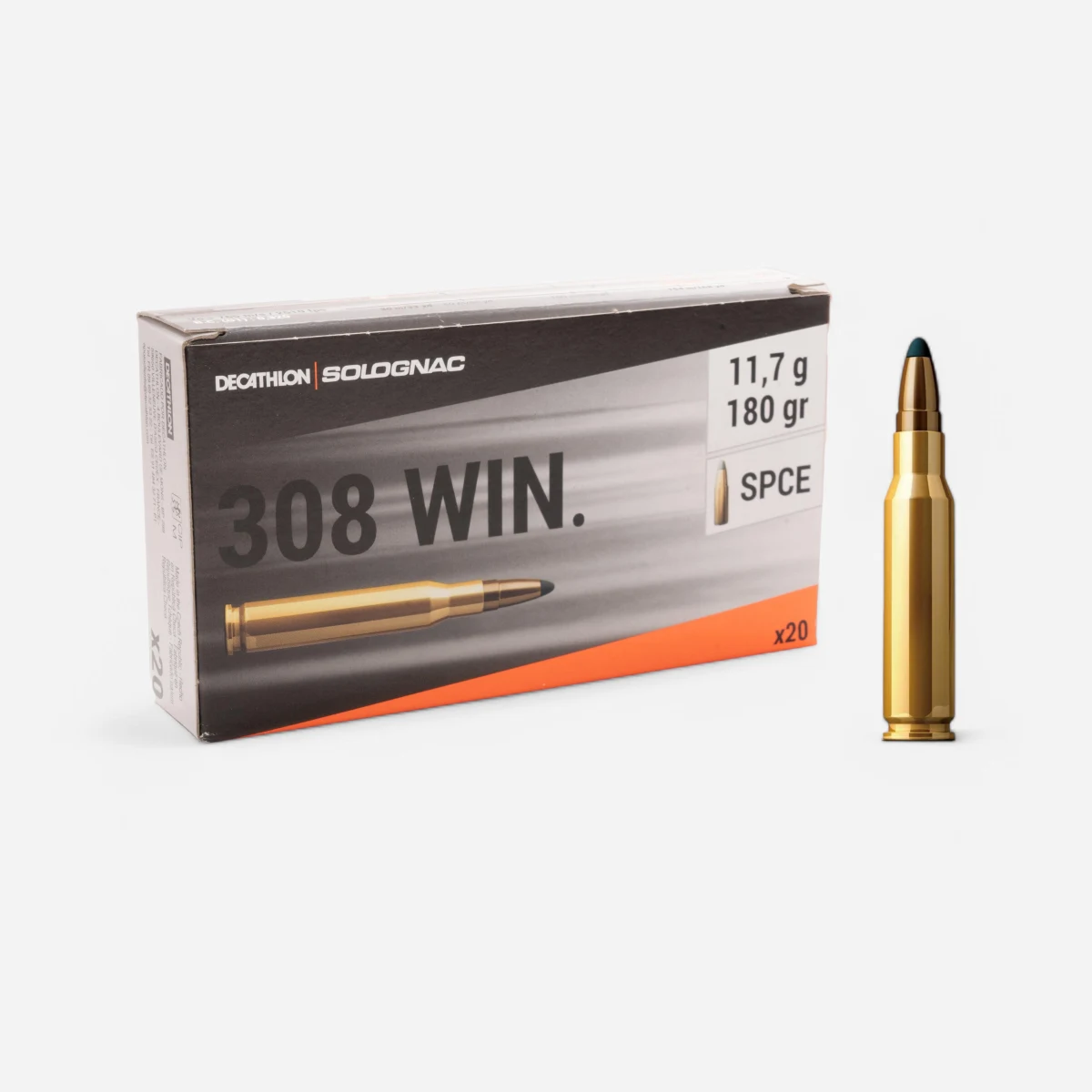 SOLOGNAC Náboj 308 W. 11,7g/180gr 20 ks · záber 1