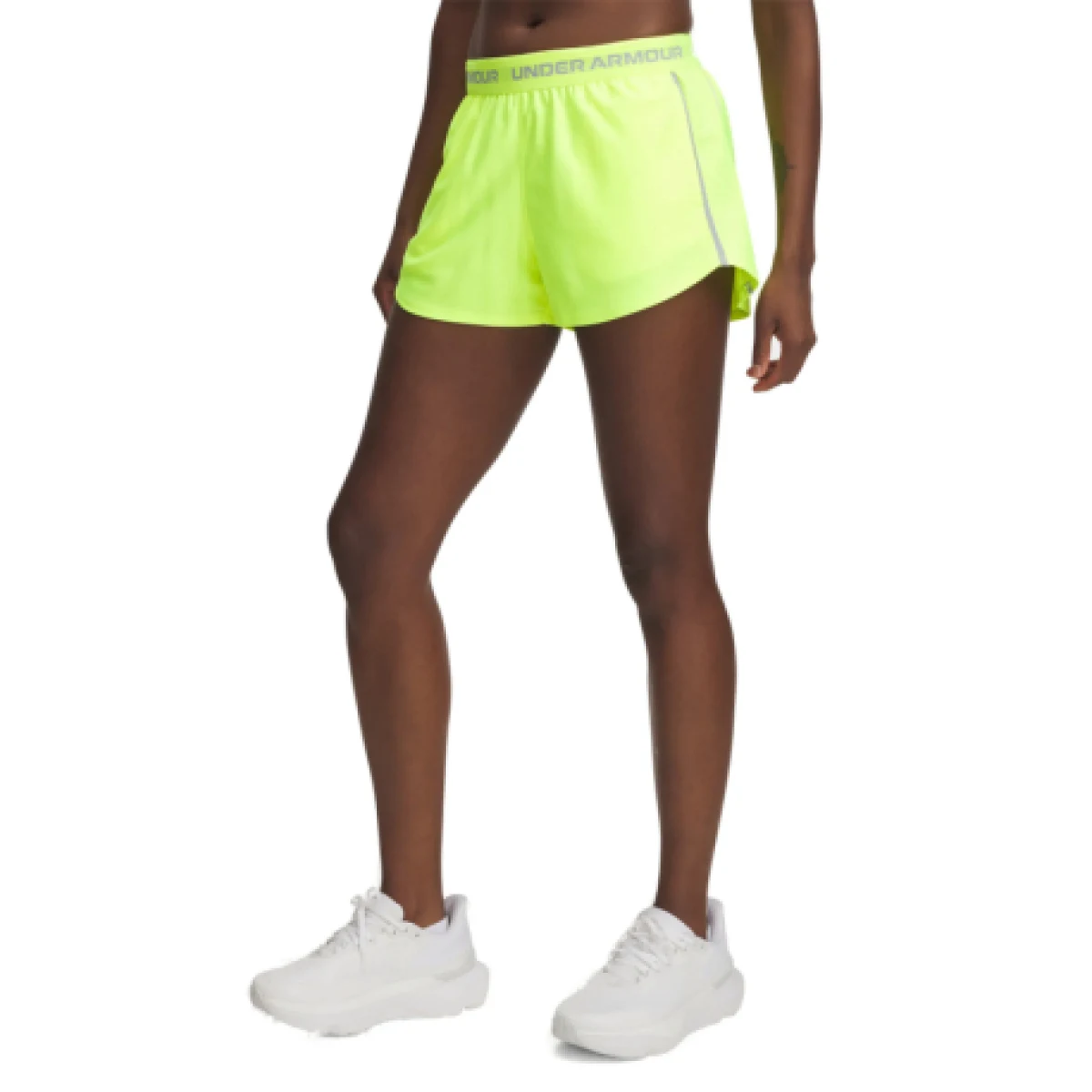 Dámské tréninkové kraťasy UNDER ARMOUR Tech Play Up Shorts-YLW · záber 1