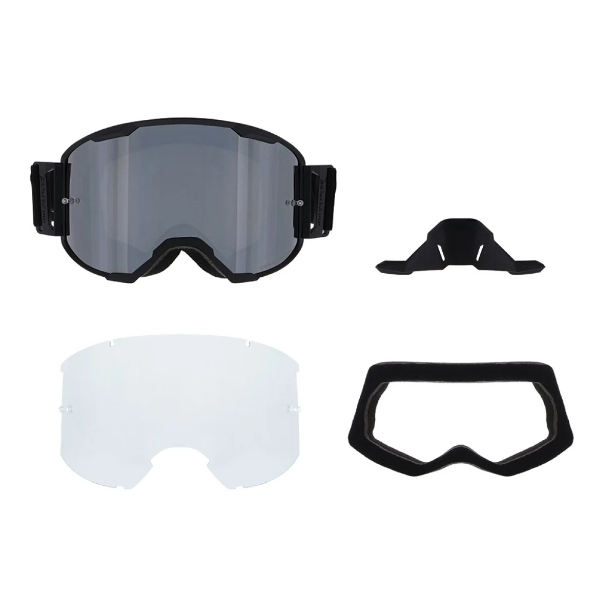 RedBull Spect Spect Strive, černé matné, plexi stříbrné zrcadlové · záber 7
