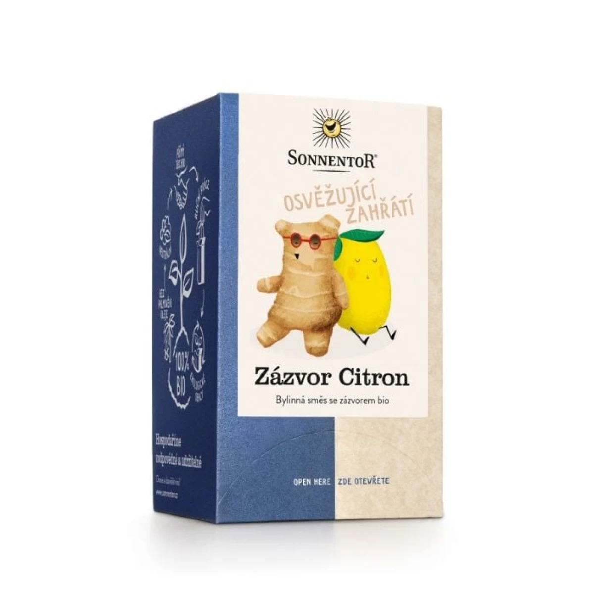 Sonnentor BIO Čaj zázvor-citrón · záber 1