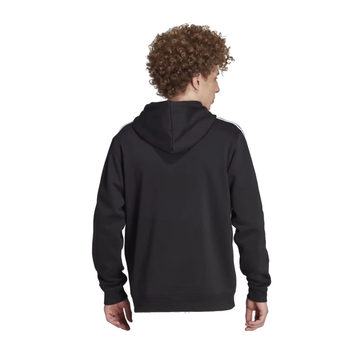 Pánská mikina s kapucí ADIDAS ORIGINALS 3-STRIPES HOODY-IM2088-black · záber 2