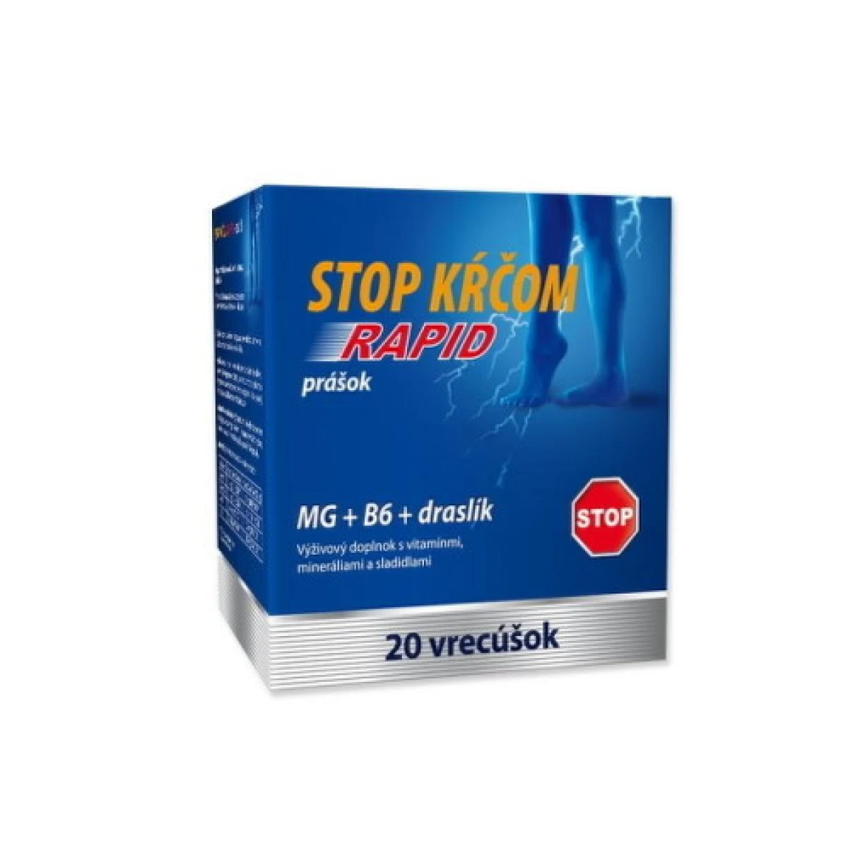 ZDROVIT Stop kŕčom rapid 20 vrecúšok · záber 1