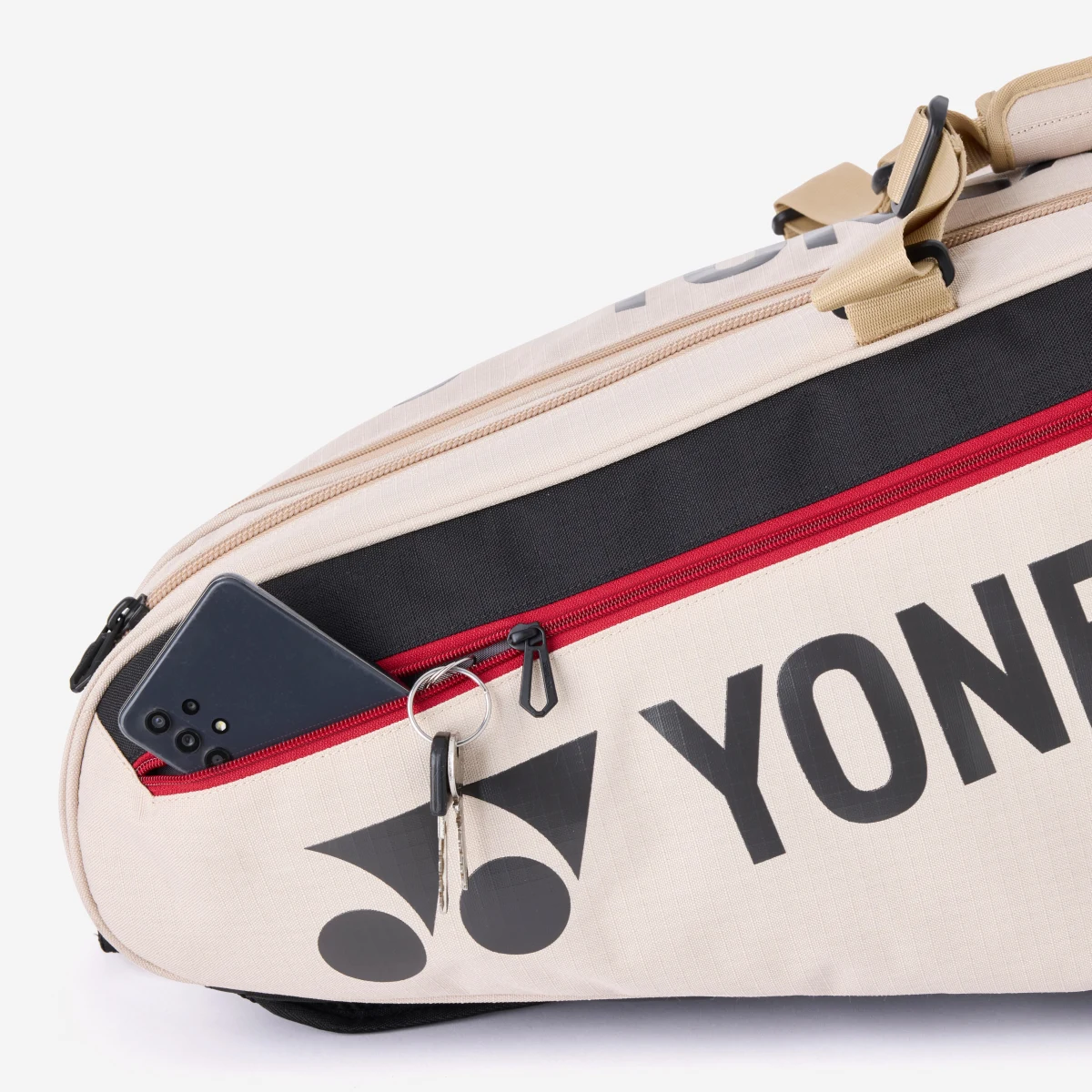 YONEX YONEX Gearlogic tenisová raketa na 12 rakiet prírodná červená bez · záber 2
