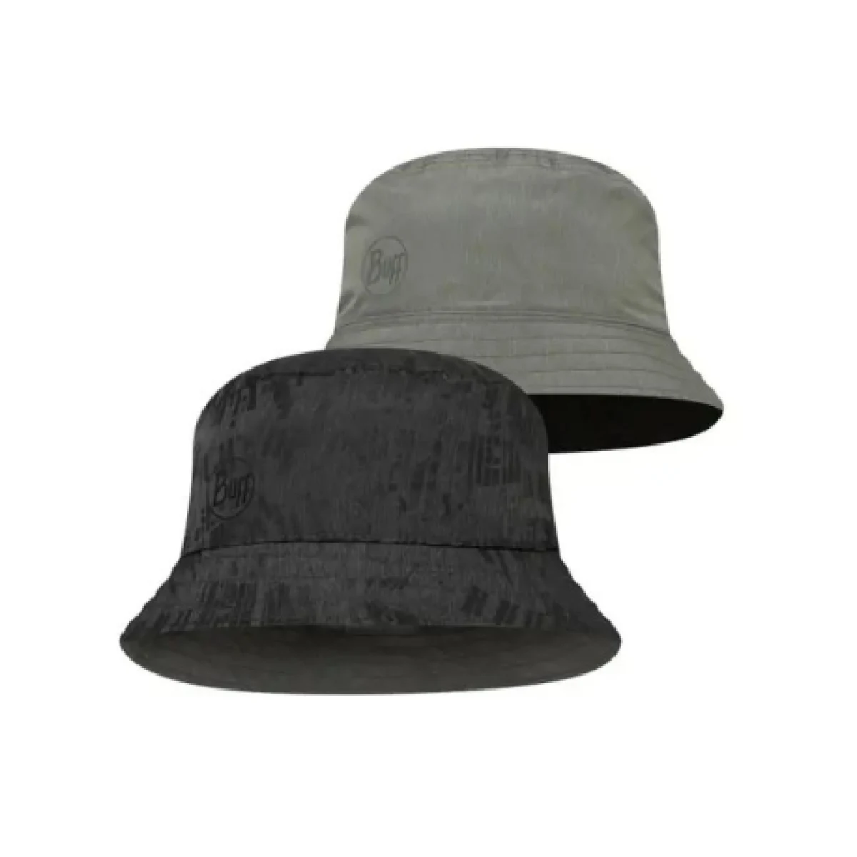 Klobúk BUFF TRAVEL BUCKET HAT GLINE BLACK-GREY · záber 1