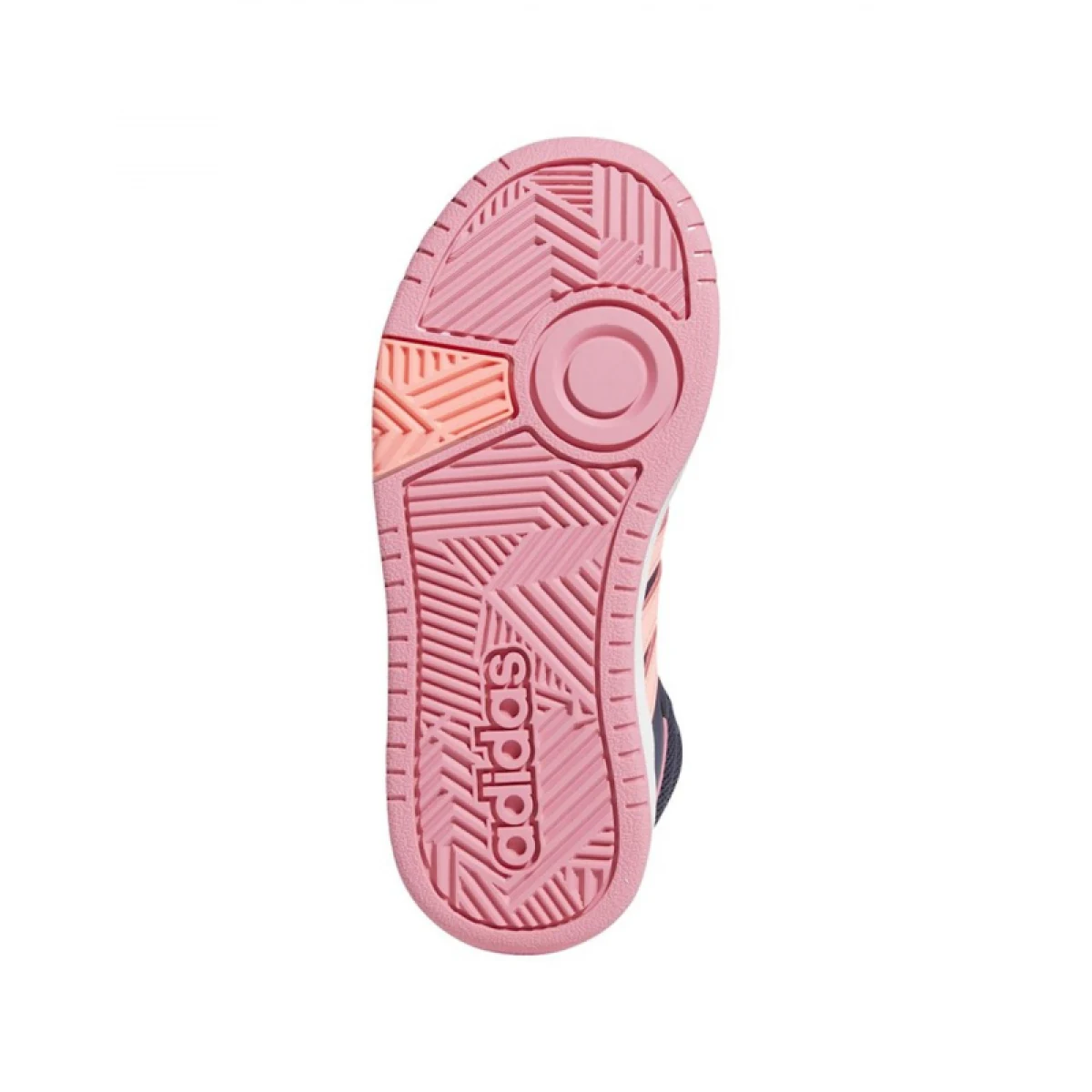 Dívčí rekreační obuv ADIDAS Hoops Mid 3.0 shadow navy acid red rose tone · záber 5