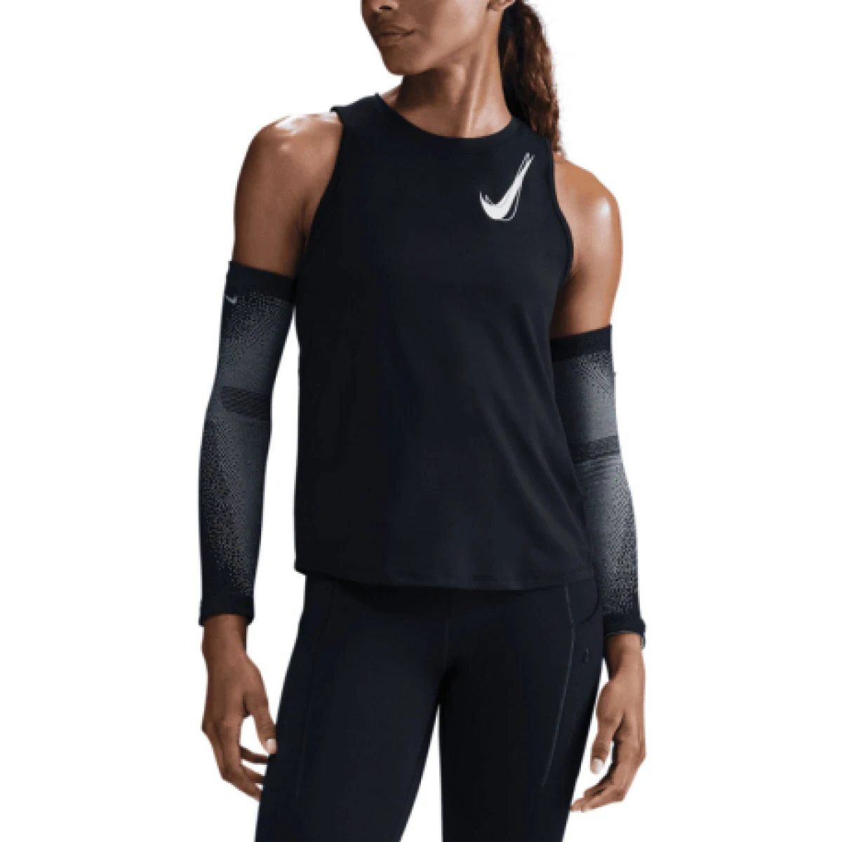 Dámské běžecké tílko NIKE W NK ONE SWSH HBR DF TANK · záber 1