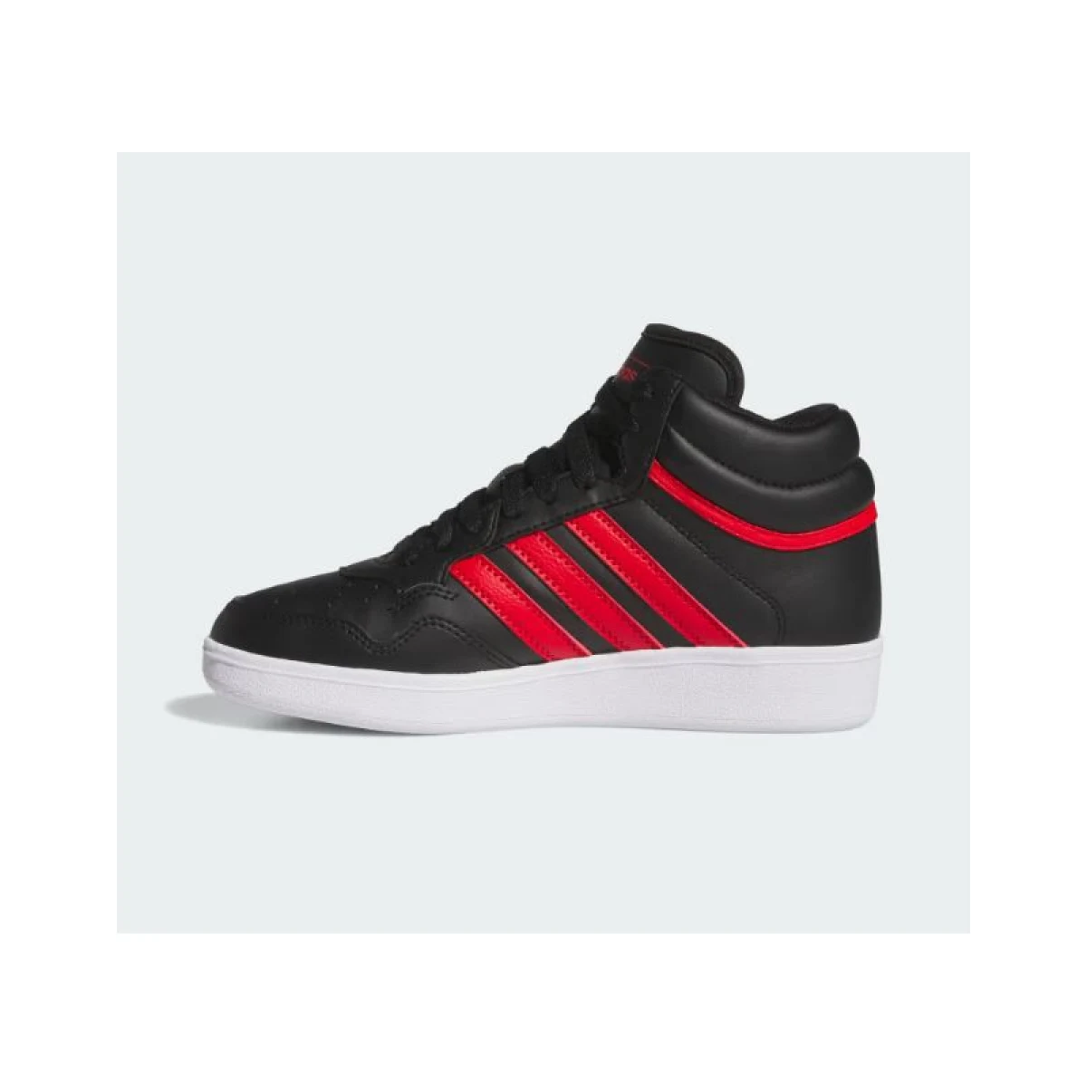 Chlapecká rekreační obuv ADIDAS Hoops 4.0 Mid Jr core black better scarlet cloud white · záber 3