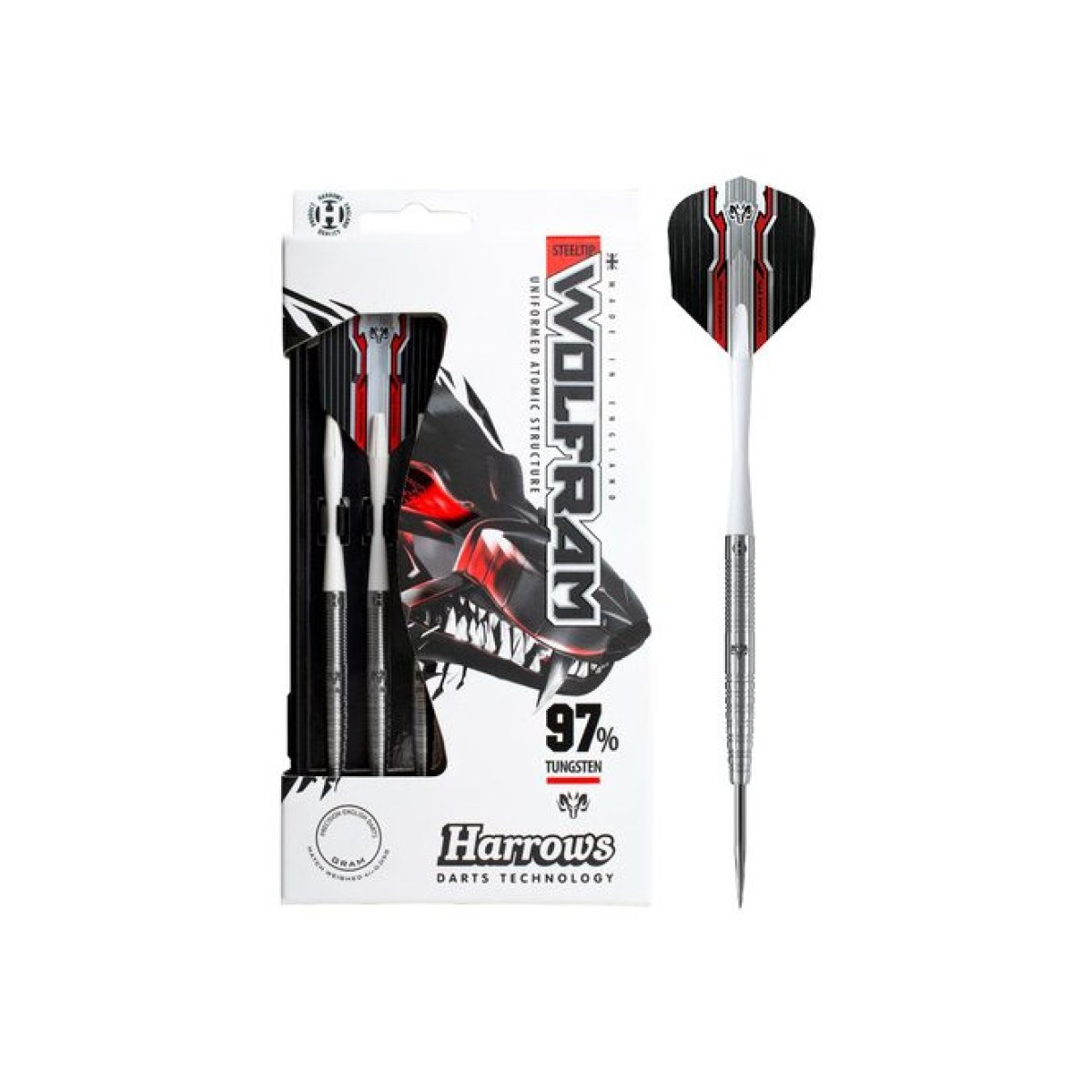 Dart szett Harrows steel 21g Wolfram 97% · záber 2