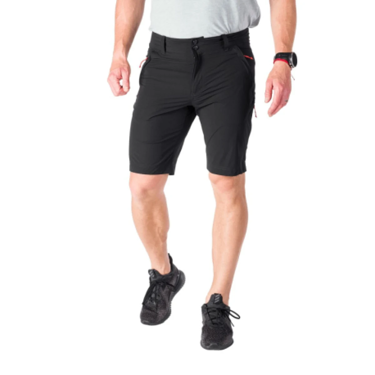Pánske turistické kraťasy NORTHFINDER HALMO-269black · záber 1