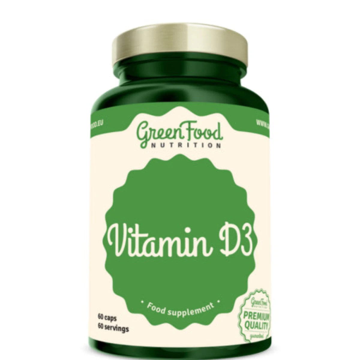 GREENFOOD Vitamin D3 4000 IU 90 kapsúl · záber 1