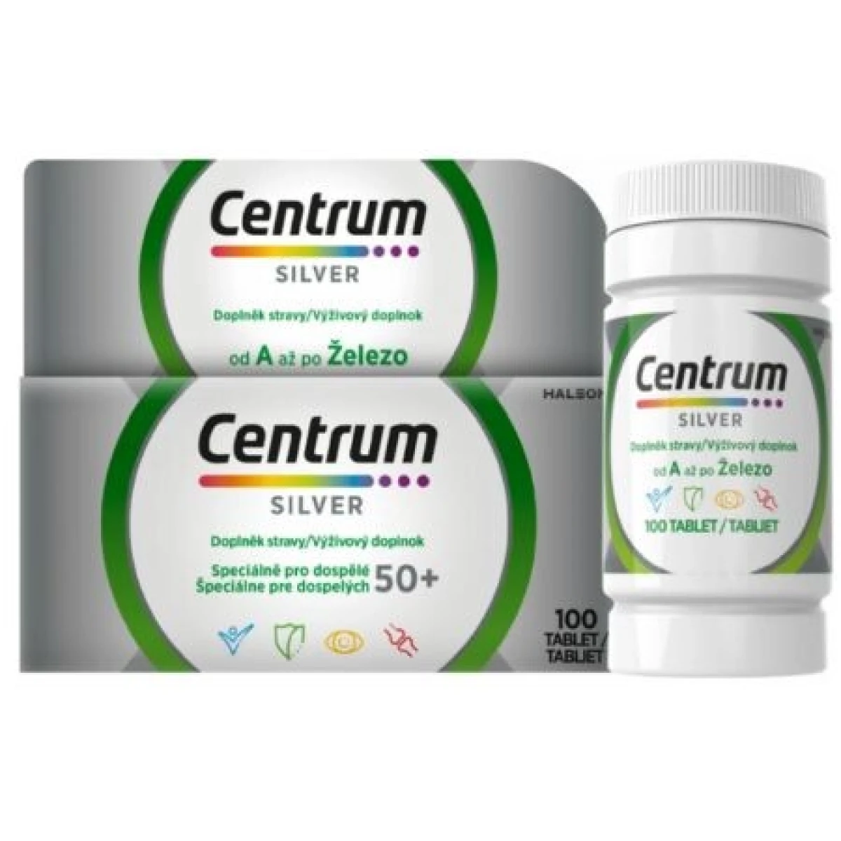 CENTRUM Silver 50+ multivitamín 100 tabliet · záber 1