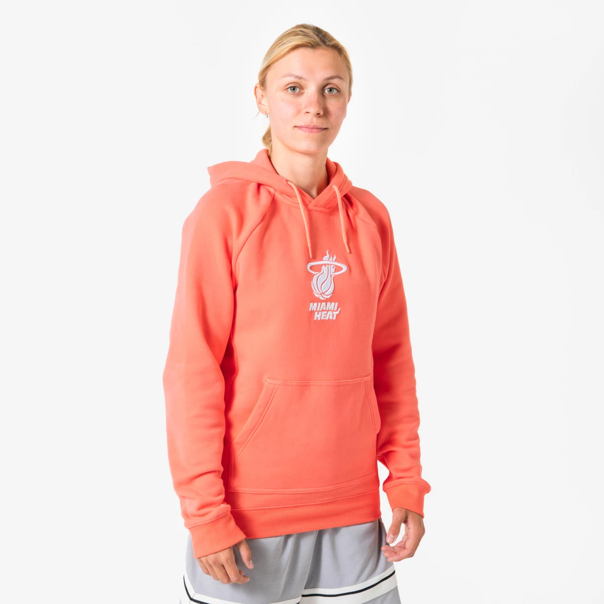 TARMAK Unisex mikina 900 NBA Miami koralovo ružová XS · záber 1