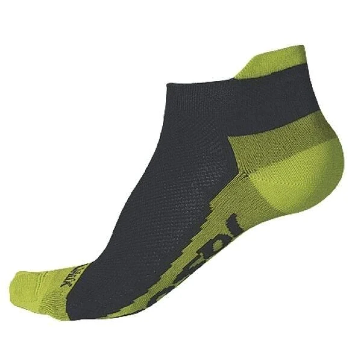 Sensor ponožky Race Coolmax Invisible Černá/limetka - Barva: čierna · záber 1