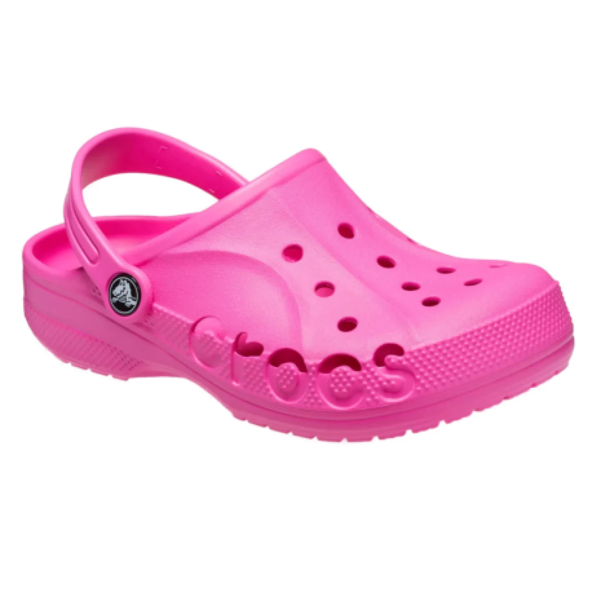 Dívčí kroksy (rekreační obuv) CROCS Baya Clog K electric pink · záber 1