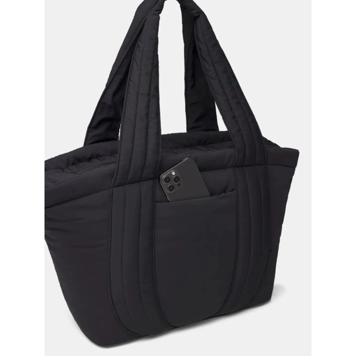 Dámska taška cez rameno UNDER ARMOUR UA Studio Soft Tote-BLK · záber 4