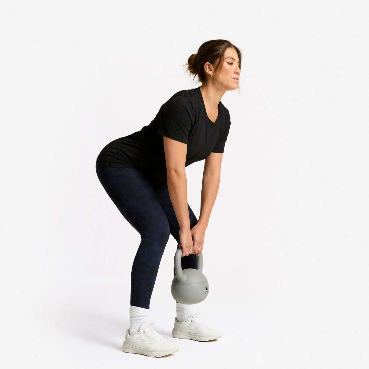 DECATHLON Dámske fitness tričko COOLMAX krátky rukáv čierne XL · záber 2