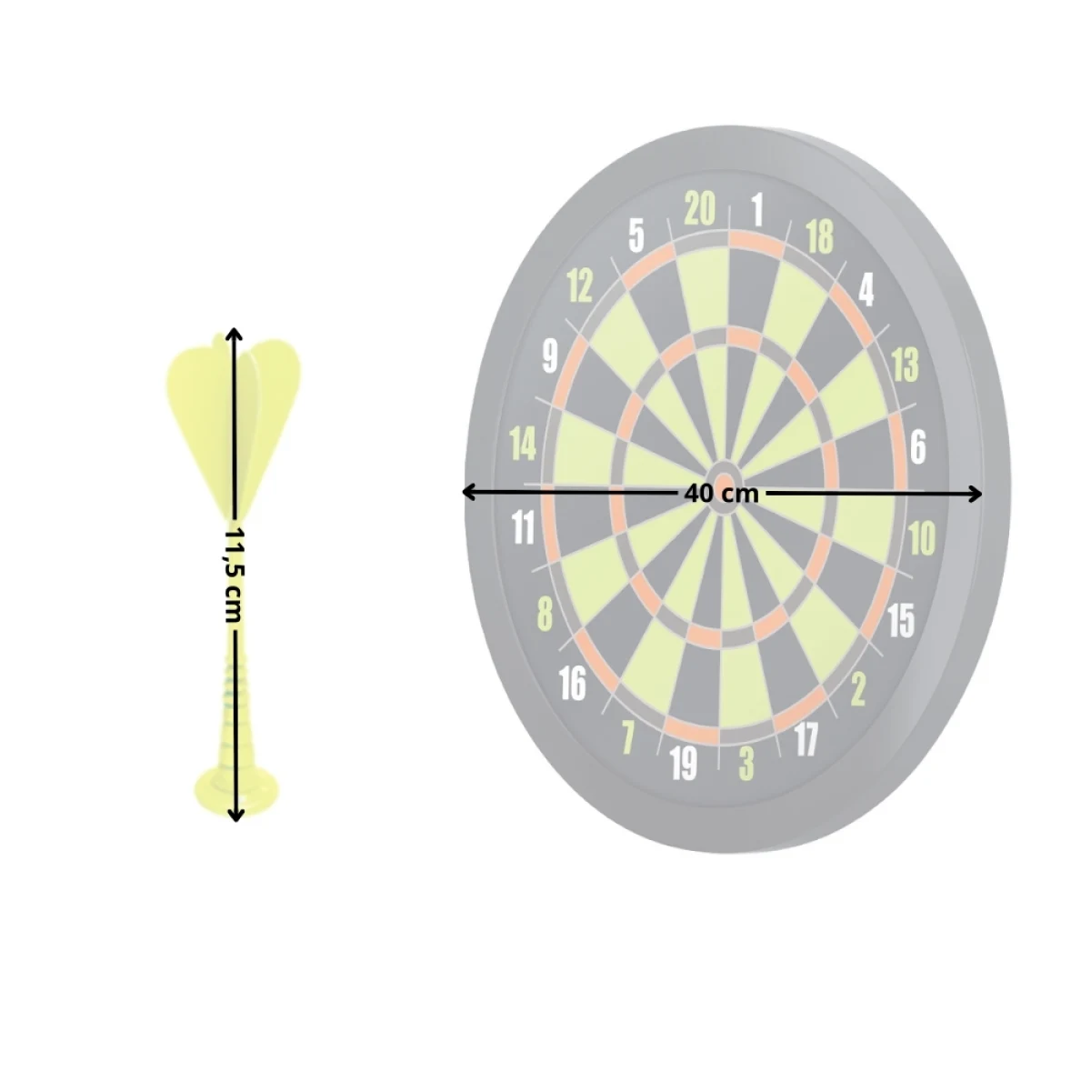 Magnetický terč so šípkami inSPORTline MDS160 · záber 4