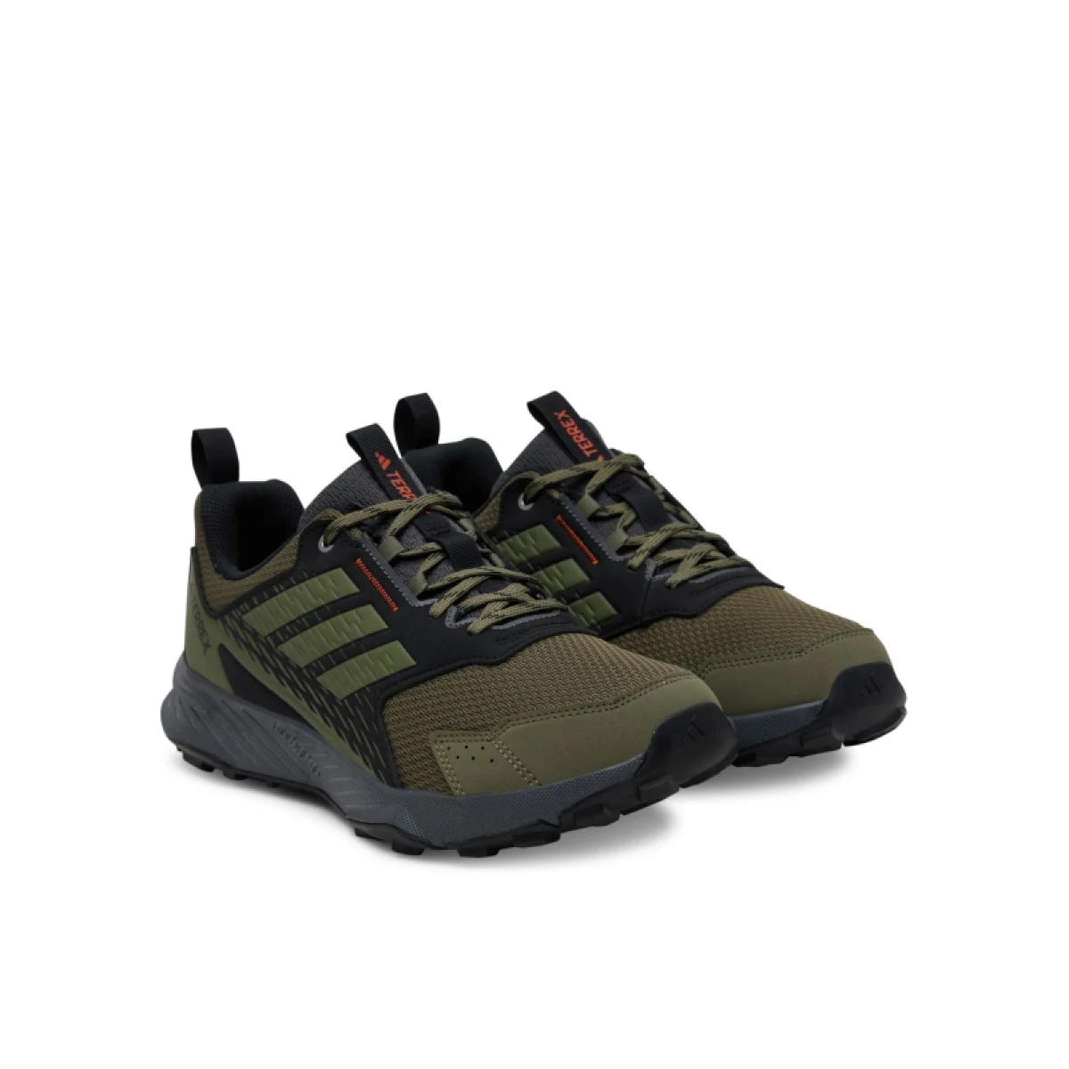 Pánska bežecká trailová obuv ADIDAS Terrex Tracefinder M olive strata olive strata semi impact orange · záber 2