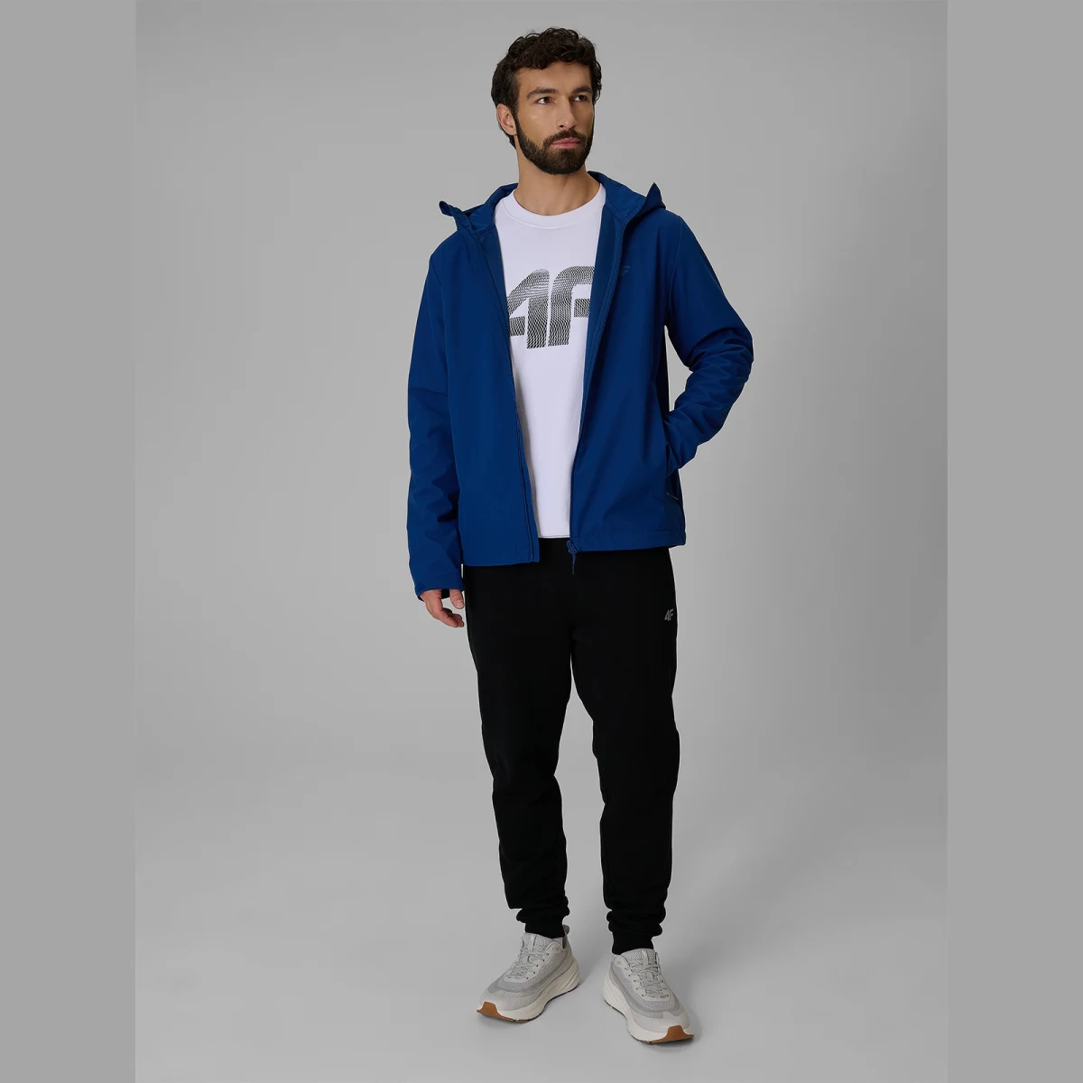 Pánská softshell bunda membrána 5000 - tmavě modrá · záber 2