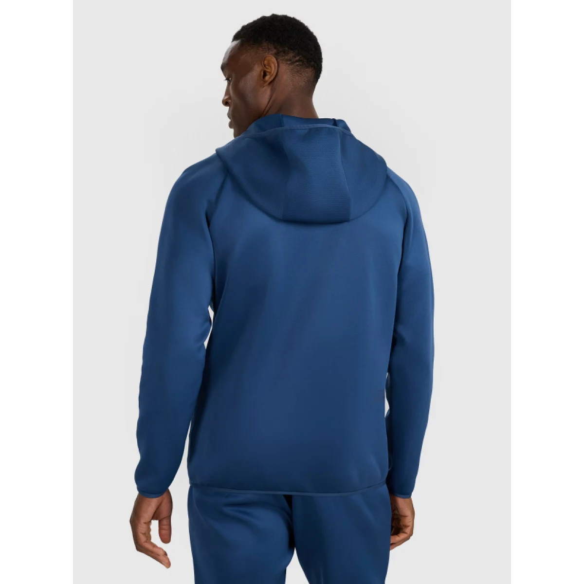 Pánská zateplená tréninková mikina se zipem 4F SWEATSHIRT FNK M560-WAW25TFSWM560-32S-DENIM · záber 3