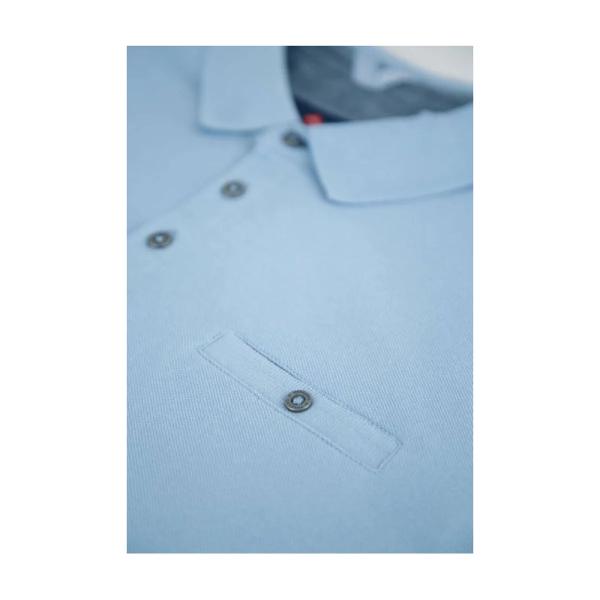 Pánské polo tričko s krátkým rukávem VOLCANO NICK-601-BLUE · záber 5