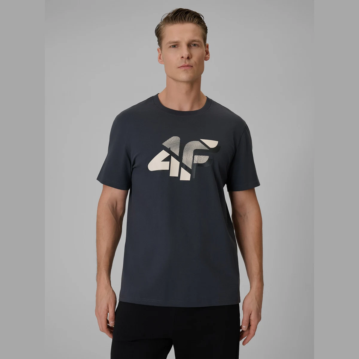 Pánské tričko s krátkým rukávem 4F TSHIRT M2667-22S-ANTHRACITE · záber 8