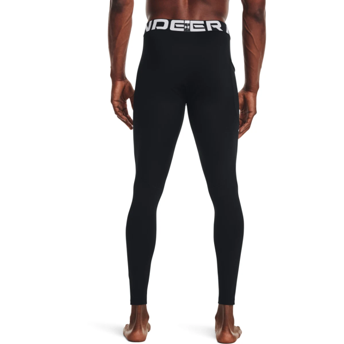 Pánské kompresní legíny UNDER ARMOUR UA ColdGear Armour Leggings-BLK-1366075-001 · záber 2