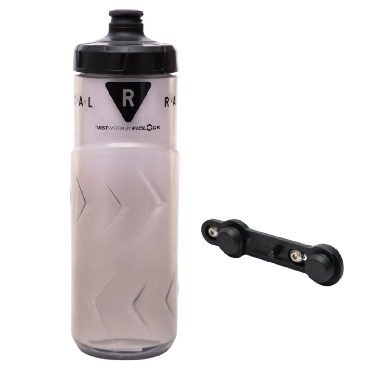 Fľaša na bicykel RASCAL Rascal x Fidlock Twist Set 450 ml, dark · záber 3