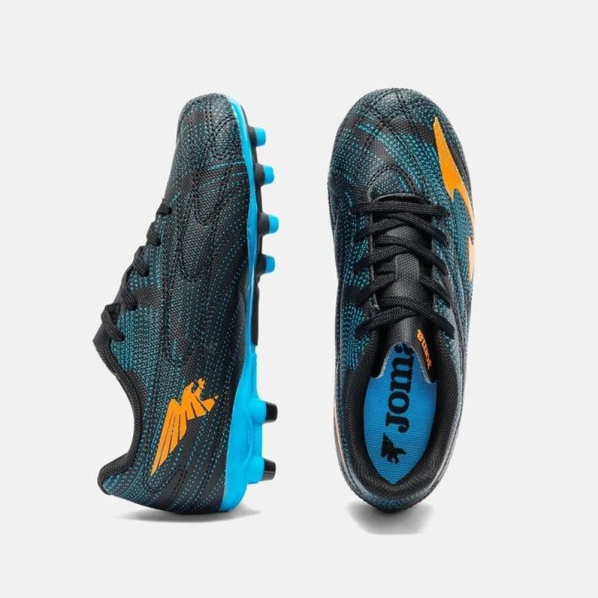 Chlapčenské futbalové kopačky outdoorové JOMA Evolution 2601 Jr FG black · záber 4