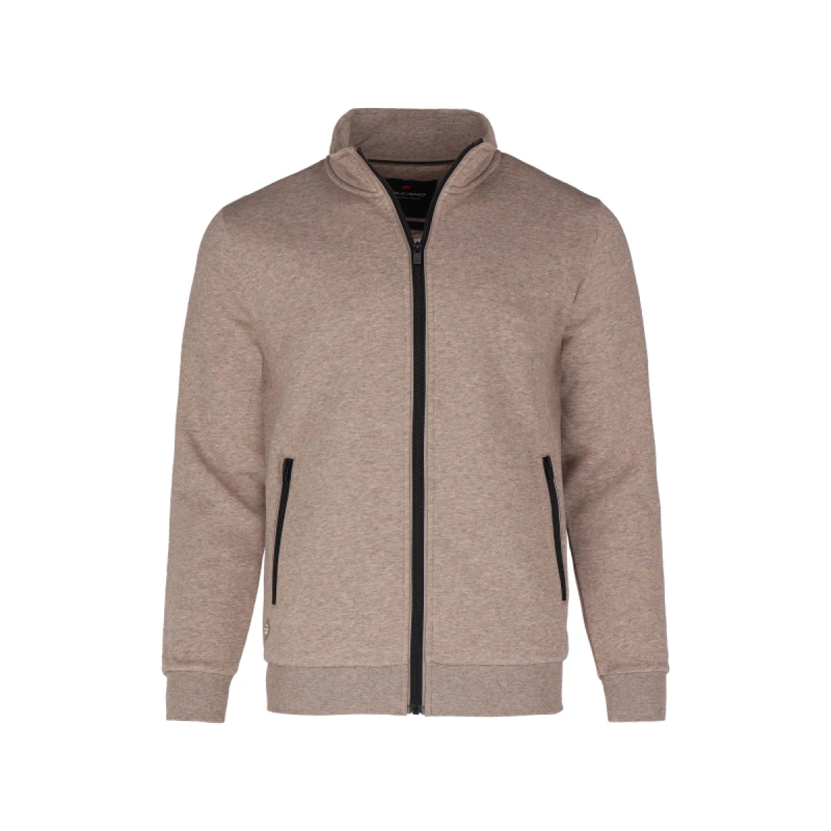 Pánská mikina se zipem VOLCANO B-LIPSO-102M-BEIGE MEL · záber 5