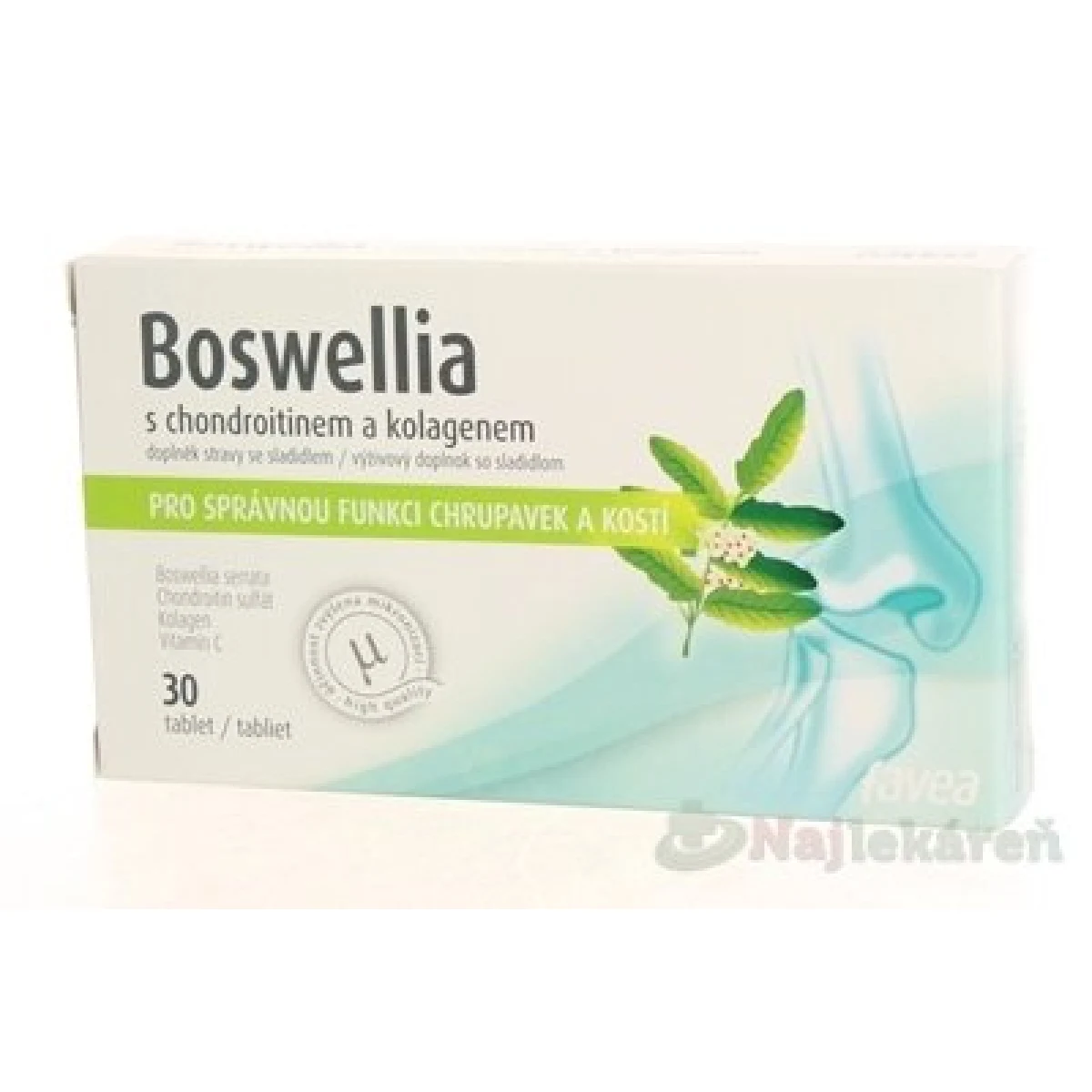 Favea Boswellia s Kolagénom 30 tabliet · záber 1