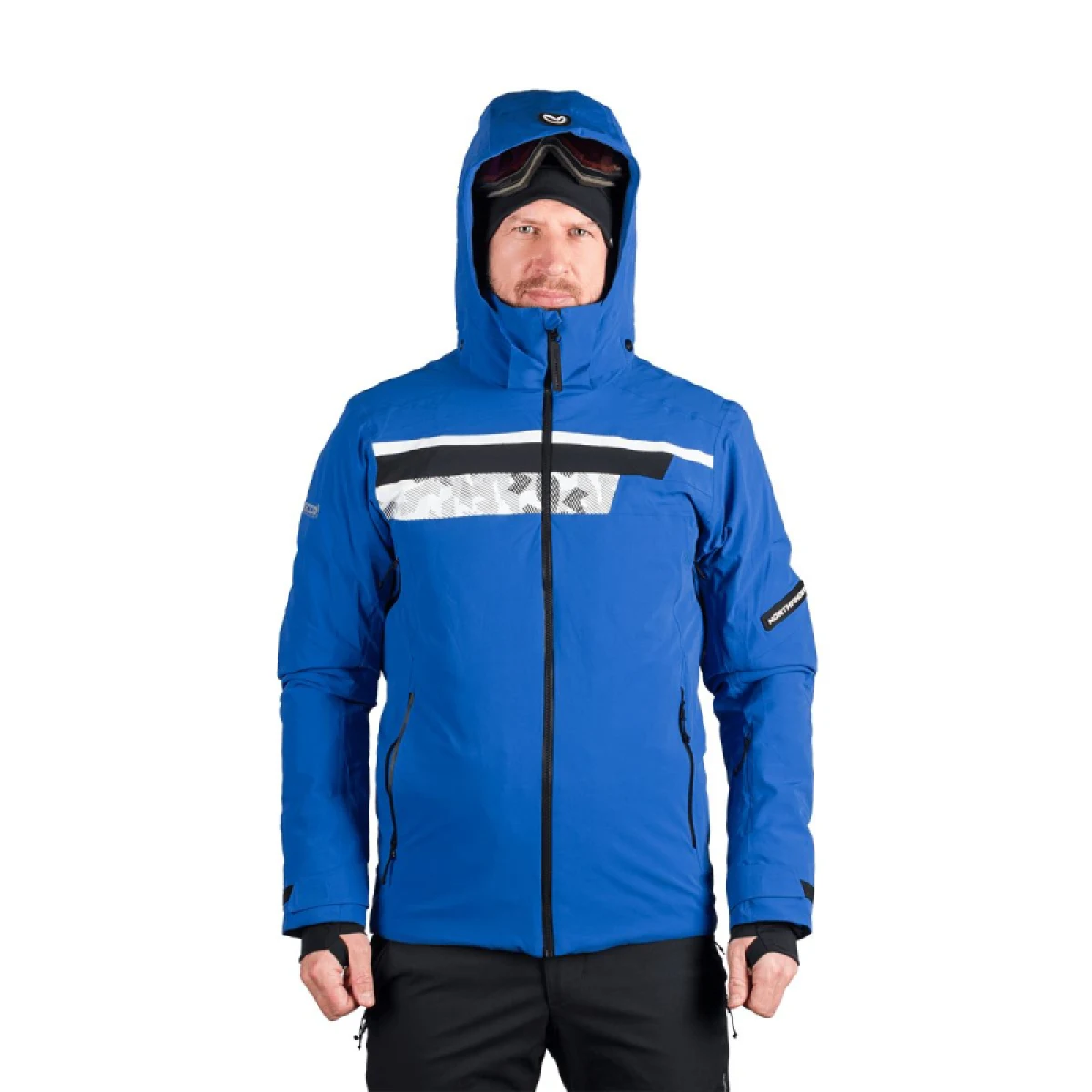 Pánská lyžařská bunda NORTHFINDER VOLOS-282blueblack · záber 3
