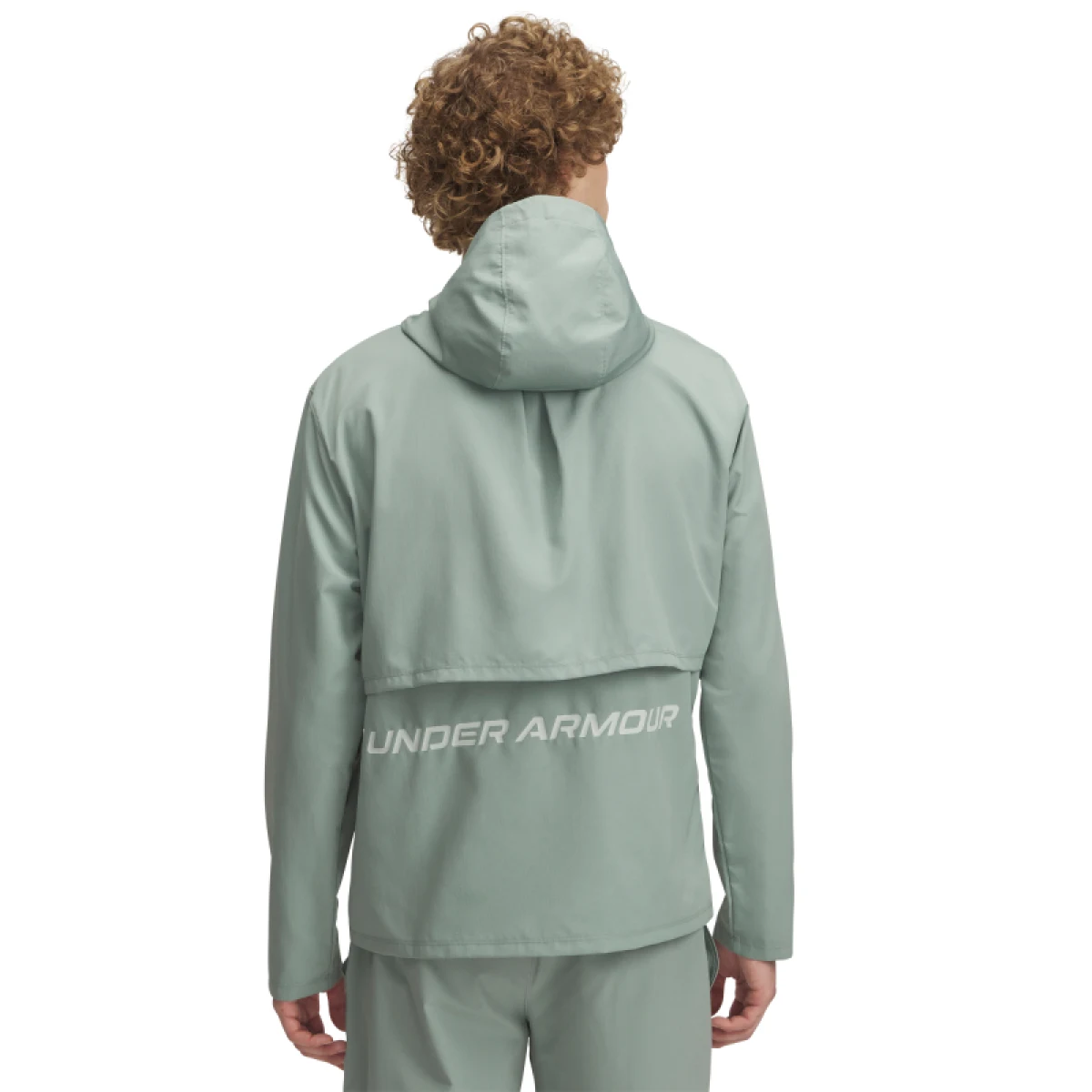 Pánská běžecká bunda UNDER ARMOUR UA Launch Hooded Jacket-GRN · záber 2