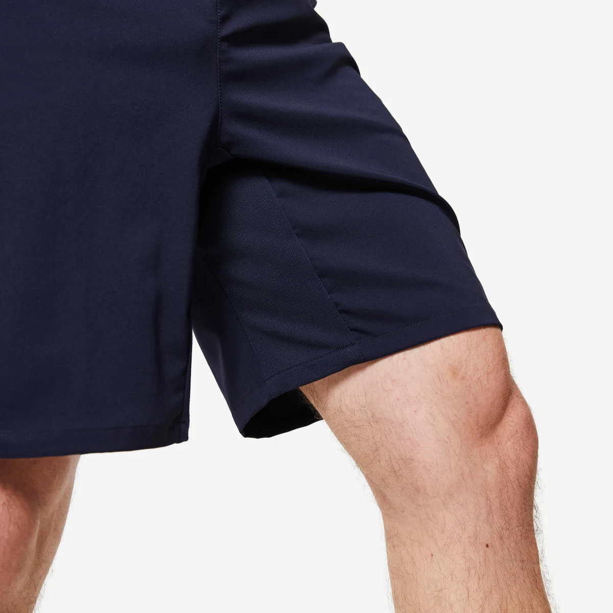 DOMYOS Pánske fitness šortky s vreckami na zips modro-čierne 2XL · záber 2