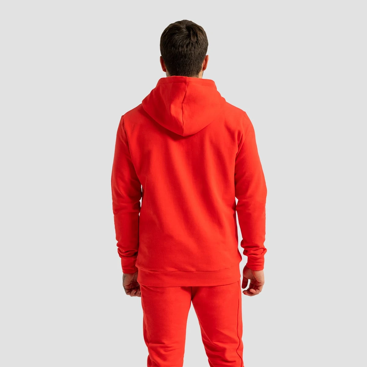 GymBeam Mikina Limitless Hoodie Hot Red - Barva: Červená | Hmotnost: 0,86 kg · záber 4