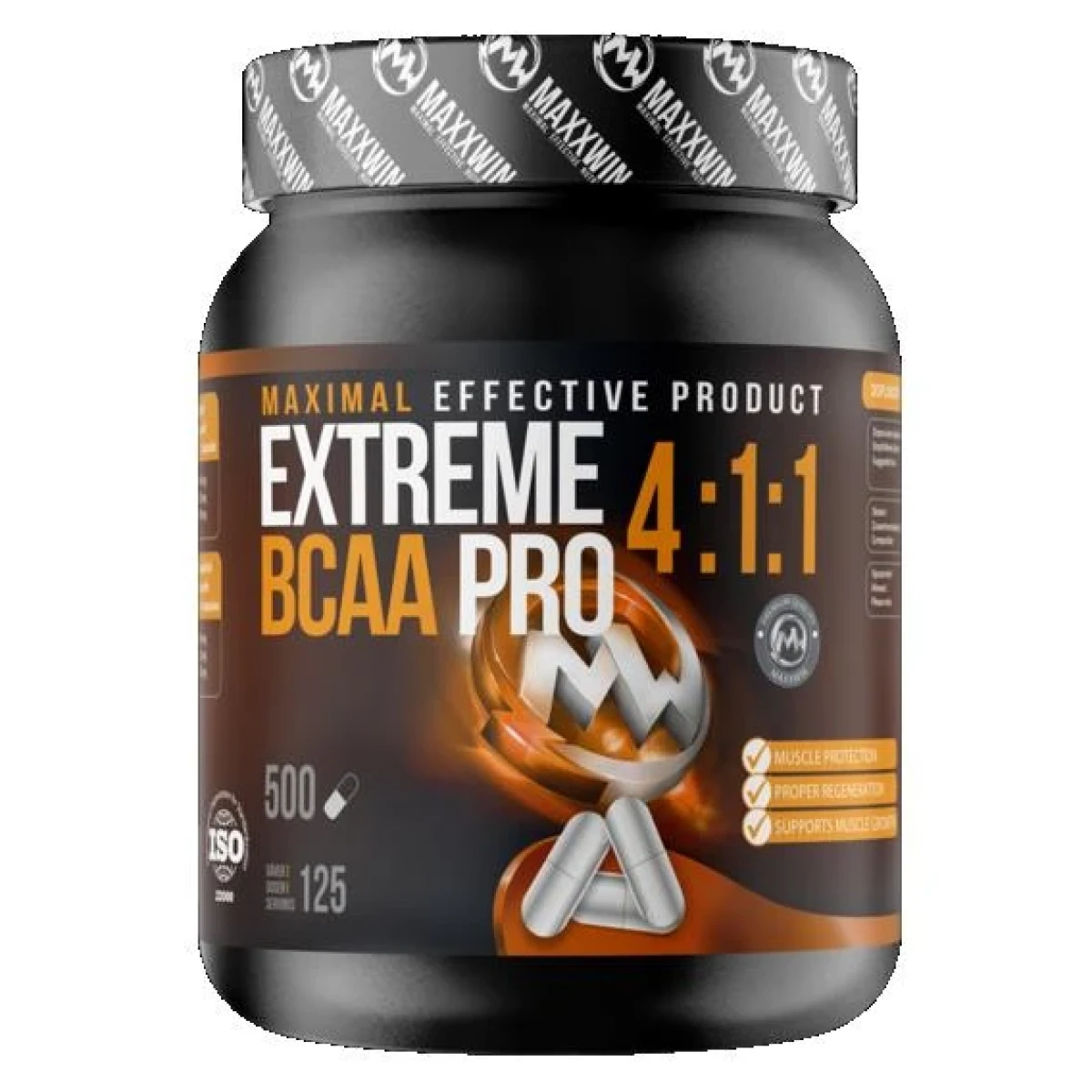 MaxxWin Extreme BCAA Pro 4:1:1 500 kapslí · záber 2