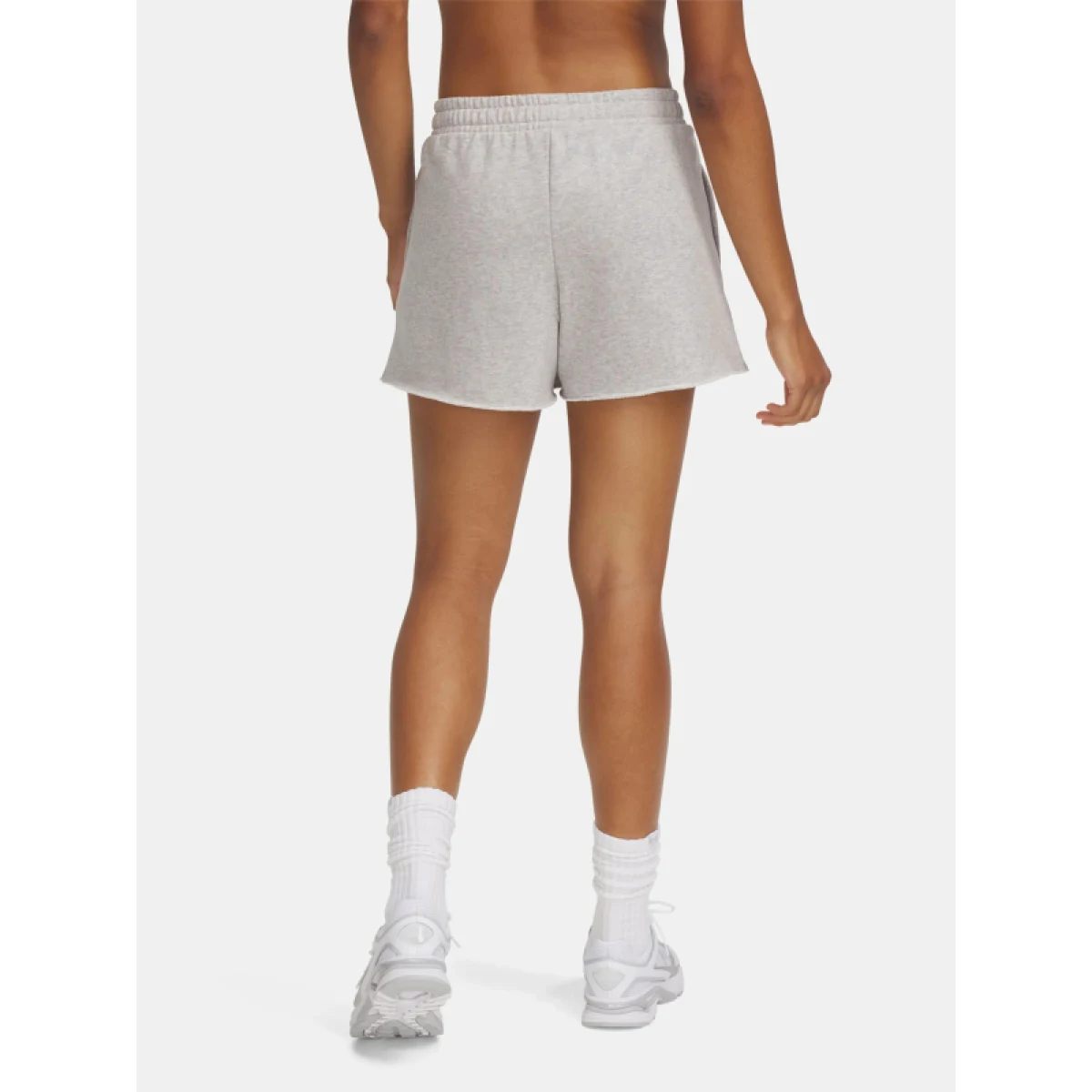 Dámské teplákové kraťasy UNDER ARMOUR UA Rival Terry Short-GRY · záber 3