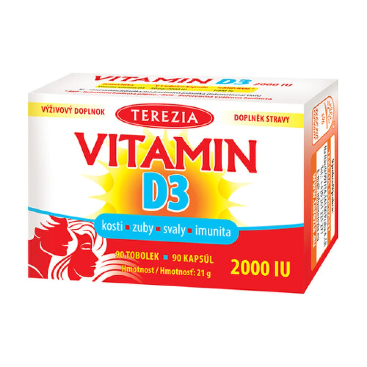 TEREZIA Vitamín D3 2000 IU 90 kapsúl · záber 2