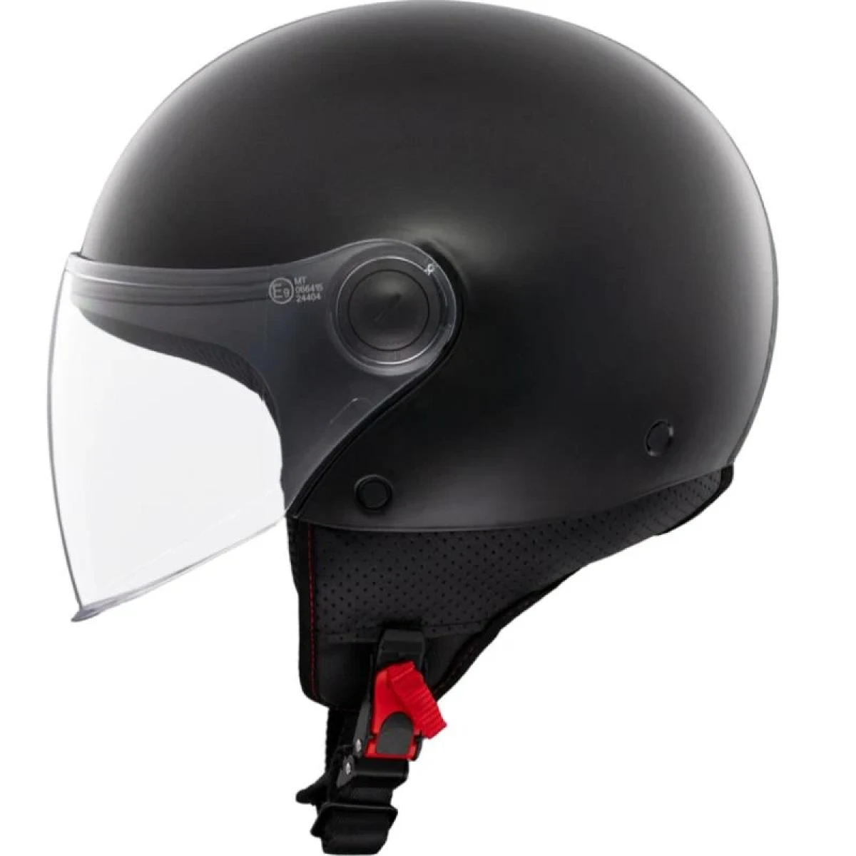 MT Helmets Street S lesklá černá - Velikost: 55-56 | Barva: Čierna · záber 1