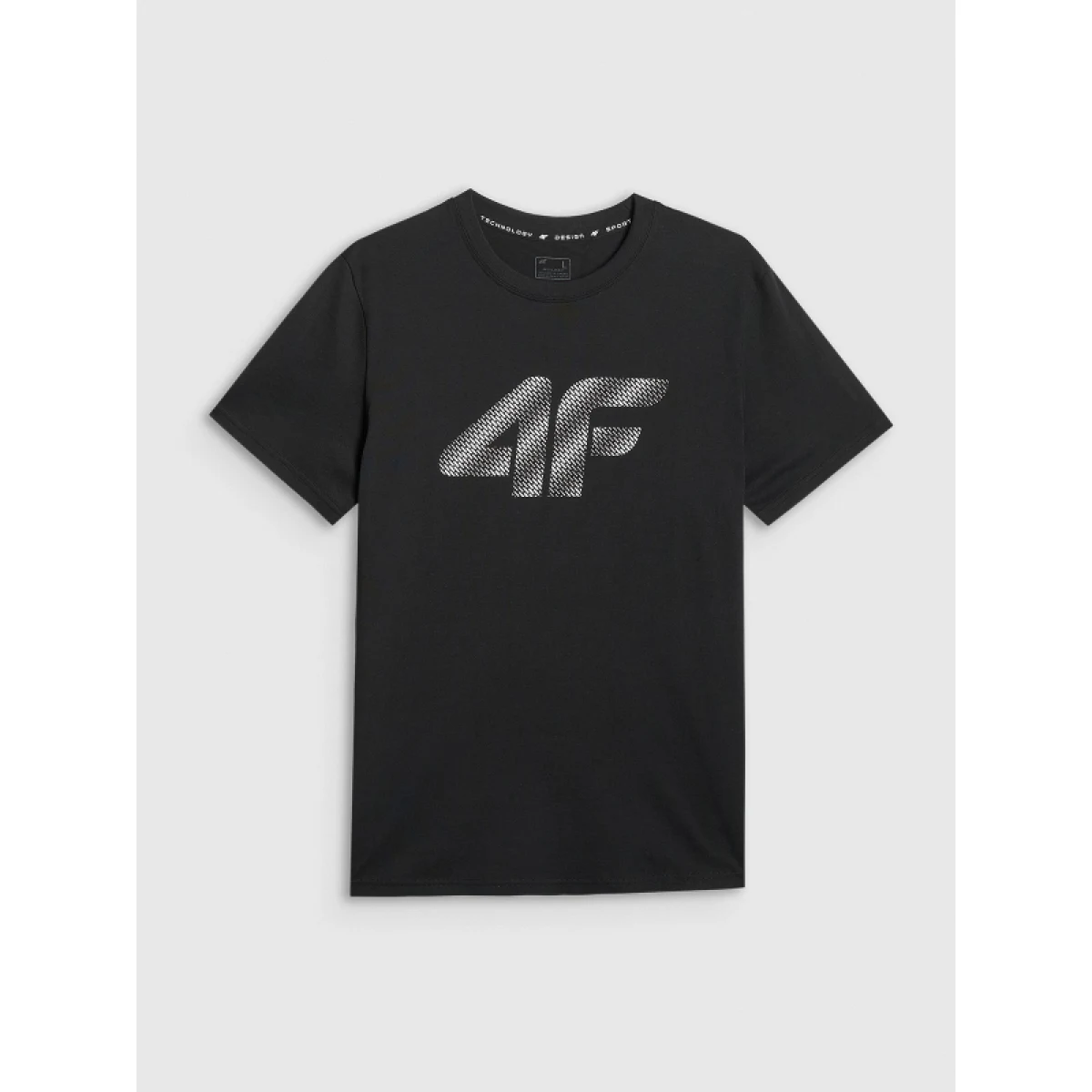 Pánské tričko s krátkým rukávem 4F TSHIRT M3342-020S-DEEP BLACK · záber 4